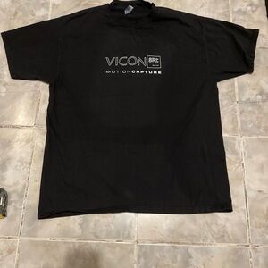 Vintage 90s VICON Motion Capture Camera Employee Promo (RARE) Gift T-Shirt SZ XL